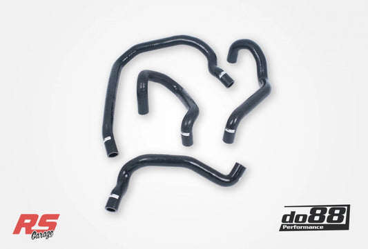 Do88 Audi/Seat/Volkswagen 2.0T (MQB) Remote Radiator Coolant Hoses (Left) - Black