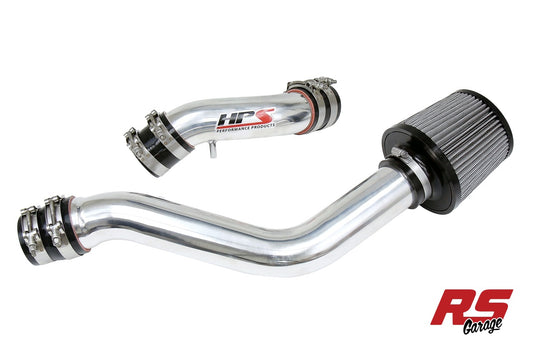HPS Polish Long Ram Cold Air Intake for 2004-2008 Hyundai Tiburon 2.0L with Maf Sensor