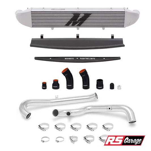 Mishimoto 2014-2016 Ford Fiesta ST 1.6L Front Mount Intercooler (Silver) Kit w/ Pipes (Silver)
