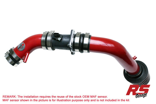 HPS Red Cold Air Intake Converts to Shortram for 2002-2006 Nissan Altima 2.5L QR25DE