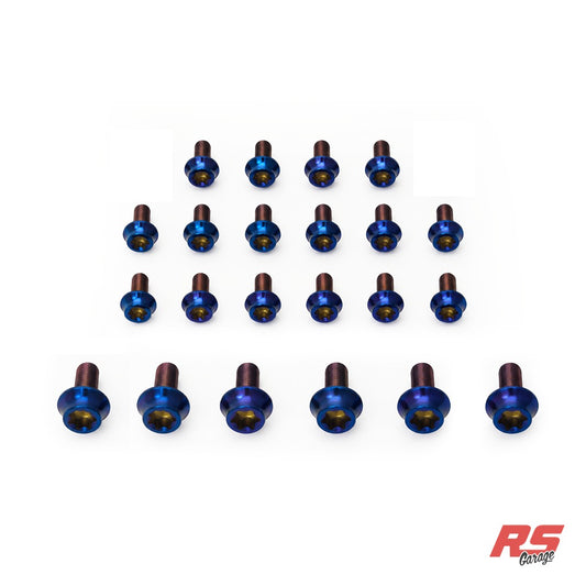Titanium Bolt Kit for PHR Dry Sump Oil Pans - Black