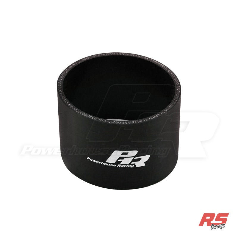 4.00" ID 4 Ply Silicone, Gloss Black, 3" Long