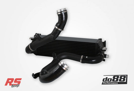 Do88 Volvo S60/V60/XC60/V90/S90/XC90 (SPA) Petrol BigPack Intercooler Kit w/Black Hoses