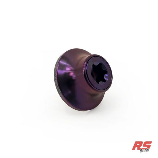 PHR Titanium Cam Gear Bolt and Washer for 2JZ -Purple Bolt -Purple Washer - Purple Anodized, Purple