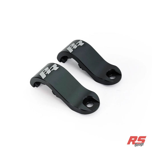 PHR Radiator Tie Down for Lexus IS300 (radiator support brackets) -Black Anodized