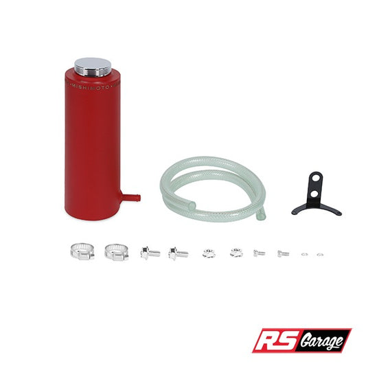 Mishimoto Aluminum Coolant Reservoir Tank Wrinkle Red with Hardware