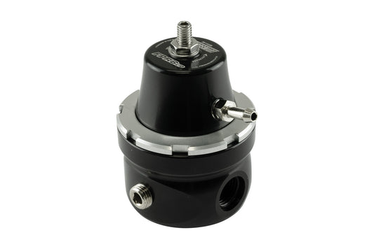 TS-0404-1122 Turbosmart FPR6 LP Low Pressure Fuel Pressure Regulator Carb 1:1 3-20 PSI -6 AN Black