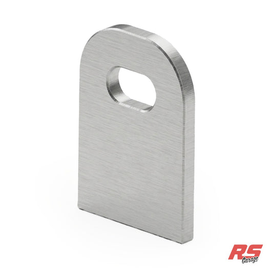 -Material: Aluminum -Tab Thickness (A): 0.125 in. (3.2 mm) -Tab Overal Length (B): 1.607 in. (40.8