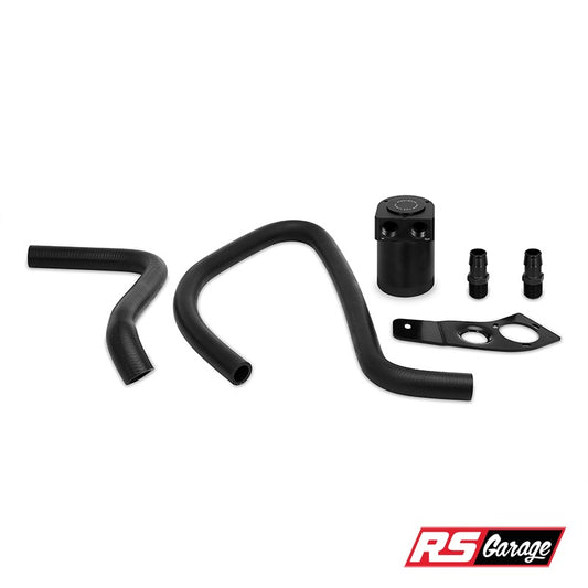 Mishimoto Baffled Oil Catch Can Kit Black Fits 11-13 BMW 335i 335ix 135i N55B30