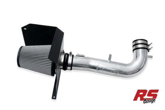 HPS Polished 827 Series Performance Air Intake 2014-2019 Chevy Silverado 1500 5.3L V8 Includes Heat Shield