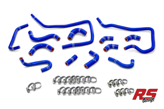 HPS Blue Silicone Ancillary Hoses 2002-2003 Subaru Impreza WRX 2.0L Turbo