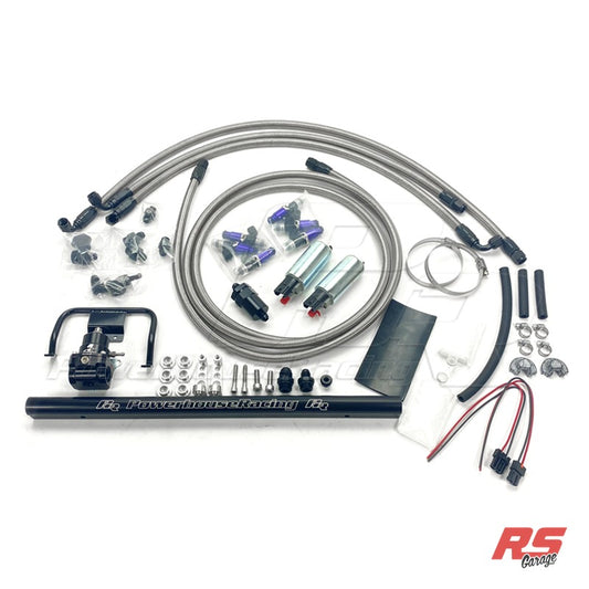 PHR 900 HP Gasoline Fuel System for 1993-2002 Toyota Supra Twin Turbo Includes: -Fuel Lines Kit, -6 Feed w/ Factory Fee
