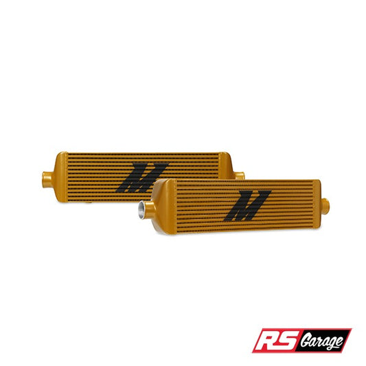 Mishimoto Race Intercooler J-Line Gold 29.5" x 7.5" x 3.75" Universal 2.5" Inlet 2.5" Outlet