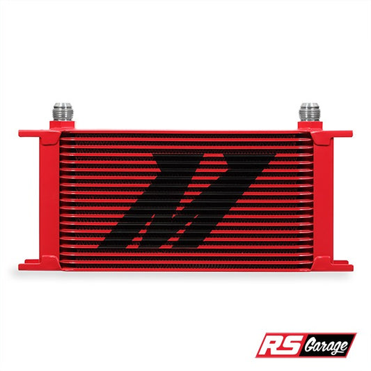 Mishimoto Universal 19-Row Oil Cooler Red -10 AN Male Inlet/Outlet
