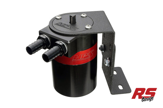 HPS Red Universal Oil Catch Can Universal Fit Universal Oil Catch Can - 1/2"