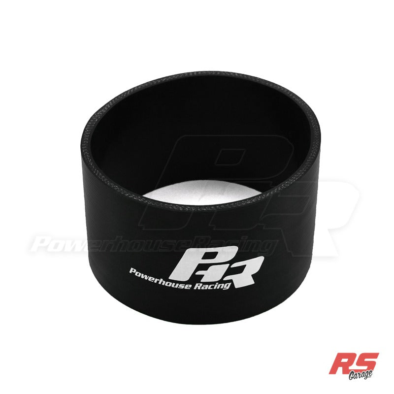 5.00" ID 4 Ply Silicone, Gloss Black, 3" Long