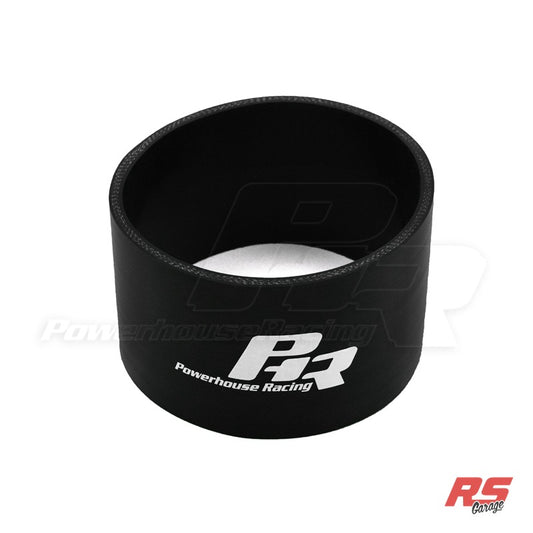 5.00" ID 4 Ply Silicone, Gloss Black, 3" Long