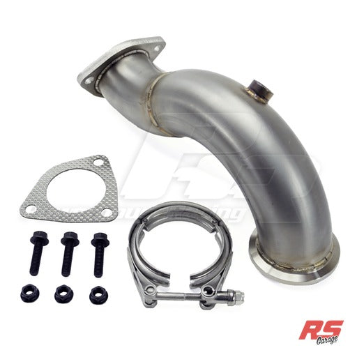 PHR Street Torque Downpipe (JDM) - Ceramic Coated Black