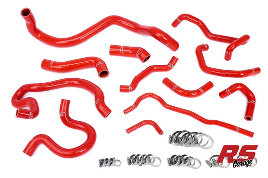 HPS Red Silicone Radiator and Heater Hoses 1999-2006 Volkswagen Golf GTI 1.8T Turbo Manual Trans