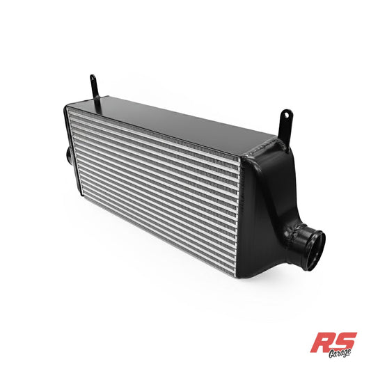 PHR 6" Intercooler Core w/ Endtanks for SC300 -Matte black powder coat -3" Inlet/4" Outlet