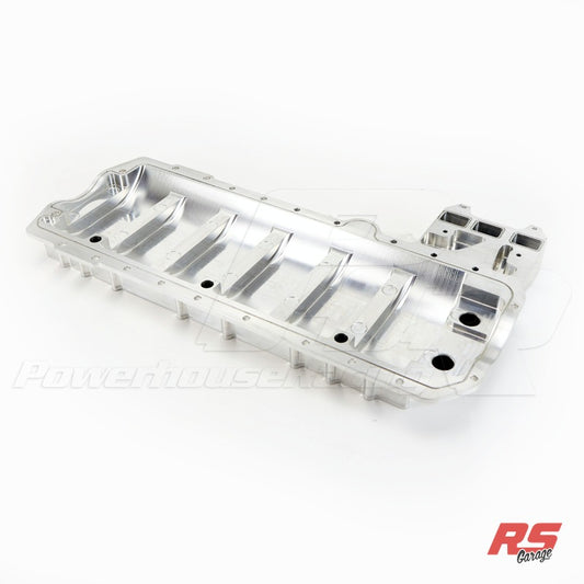 PHR Billet Dry Sump Pan for 2JZ, Standard Depth - Machined Finish, OEM, Mazworx Pro Street, Standard, Standard