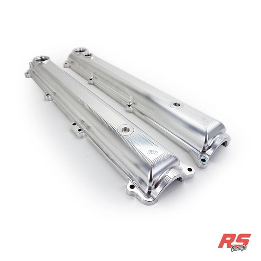 PHR Rigid Ultralight Billet Valve Covers for 2JZ, Non-VVT-i -With boss for cam sensor on intake -Machined finish