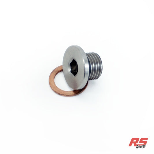M12 x 1.25 Plug, Stainless Steel