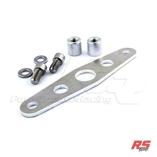 PHR Boost Brace Kit -Stainless steel weld bungs -3.6" from hole center to hole center - Stainless Steel, 3.6"