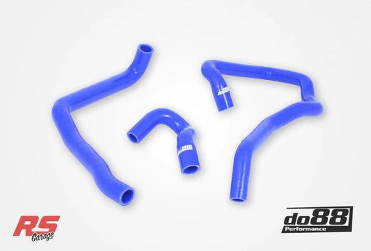 Do88 Audi/Seat/Volkswagen 2.0T (MQB) Remote Radiator Coolant Hoses (Right) - Blue