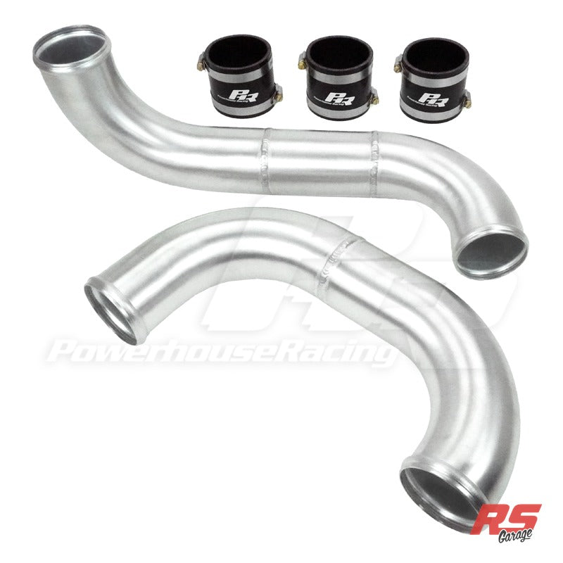 PHR 3.0" Cold Side Intercooler Pipe for SC300 w/ 2JZ-GTE Swap -Gloss black powder coat - For PHR or ETS Intercoolers or