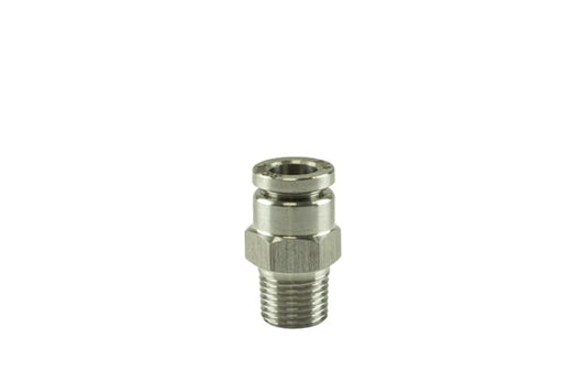 TS-0550-3053 Turbosmart 1/8" NPT Str Pushloc Fitting - SS - 1/4"