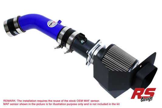 HPS Shortram Air Intake Blue Includes Heat Shield Nissan 350Z 3.5L V6 VQ35DE 2003-2006