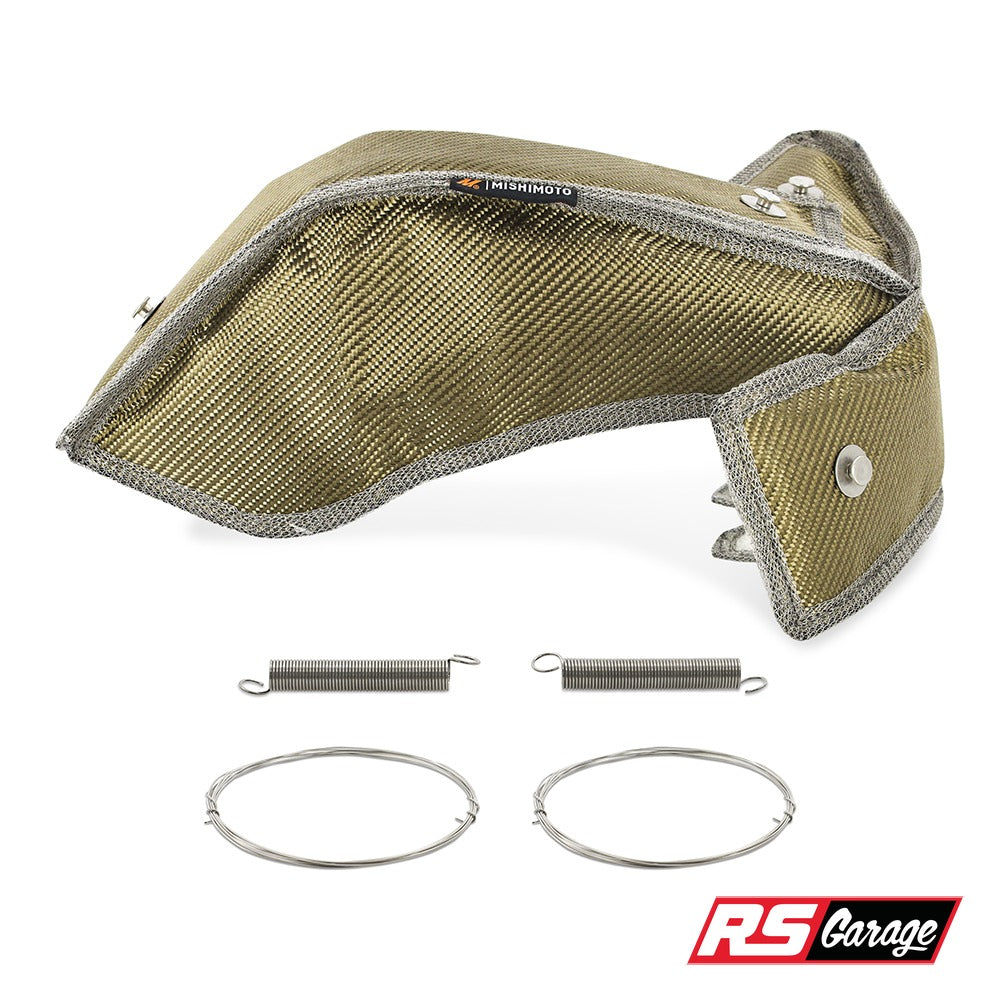 Mishimoto Titanium Turbo Blanket For Stock Turbo Ford Focus RS 16-19 Mustang Ecoboost 2.3L 15+