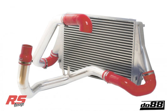 Do88 03-11 SAAB 9-3 1.8T/2.0T (B207) BigPack Intercooler Kit w/Red Hoses