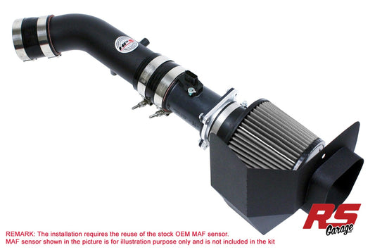 HPS Shortram Air Intake Black Includes Heat Shield Nissan 350Z 3.5L V6 VQ35DE 2003-2006