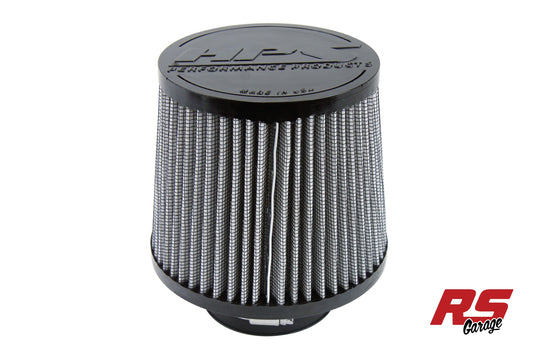 HPS Performance Universal Round Air Filter 3" Flange ID 5" Element Length 6.5" Overall Length