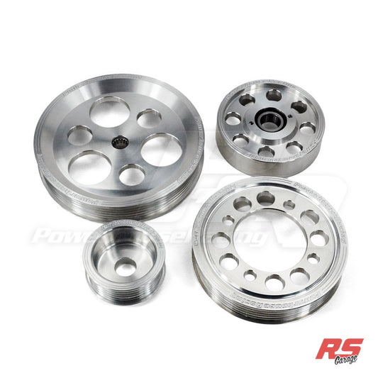 PHR 4 Piece Billet Aluminum Pulley Set for 2JZ