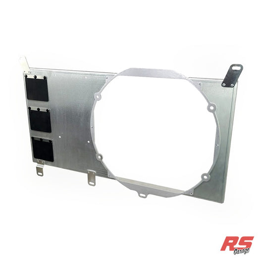 PHR 15.2 Inch Brushless or 16" Brushed Fan Shroud for Lexus IS300, Shroud Only - Wrinkle black powder coat