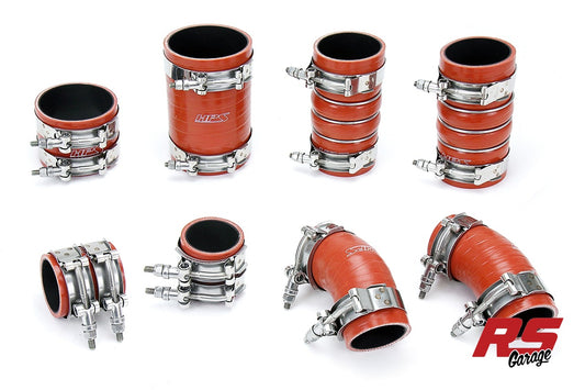 HPS High Temp Aramid Silicone Intercooler Hose Boots Kit for 2015-2016 F150 3.5L Ecoboost Twin Turbo
