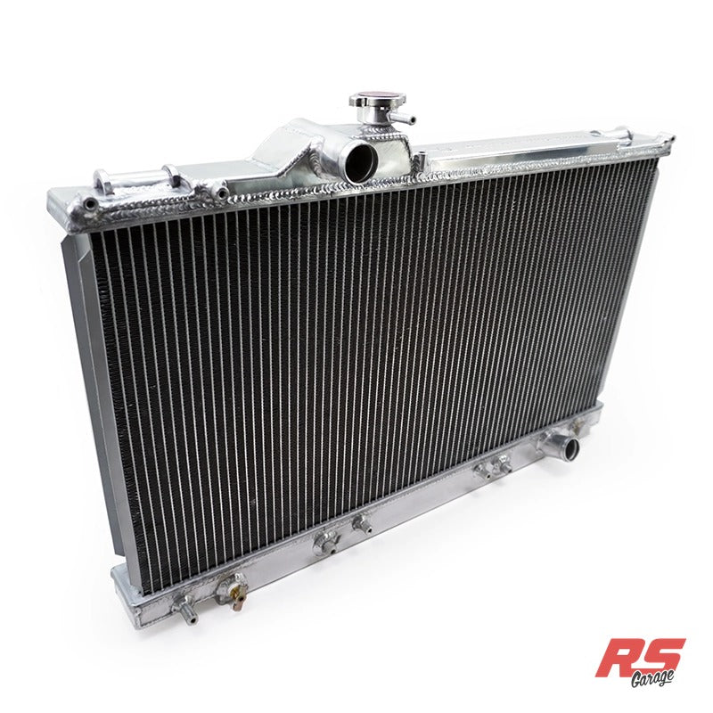 PHR Race Radiator for Lexus IS300 -Without Transmission Cooler -OEM Hose Inlet And Outlet -Raw - No Transmission Cooler, Raw, OEM hose inlet and outlet