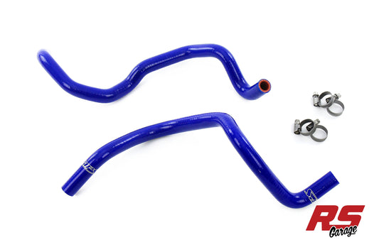 HPS Performance Silicone Heater Hoses 2010-2014 Subaru Outback EJ253 FB25 2.5L Blue