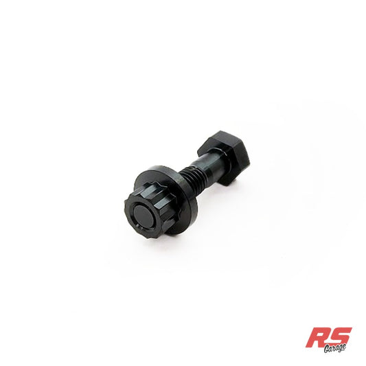 PHR Titanium Serpentine Belt Idler Pulley Bolt and Nut for 2JZ, 1JZ - Manual, Black