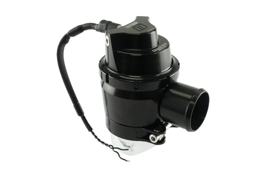 TS-0224-1425 Turbosmart Gen V RacePort EM Plumb Back Sleeper 50mm Black Recirculating fits Tial Q Weld on Flange