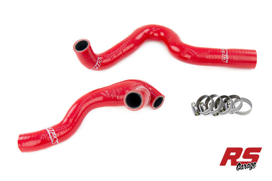 HPS Red Silicone Breather Hoses 2003-2006 Volkswagen Golf MK4 1.8T Turbo Late Awp Engine