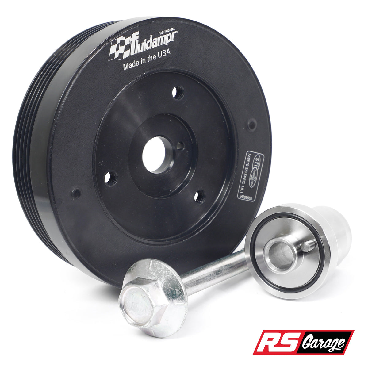 Fluidampr 2022+ Toyota GR86/Subaru BRZ (FA24F/FA24D) Steel Internally Balanced Damper w/Adapter Kit