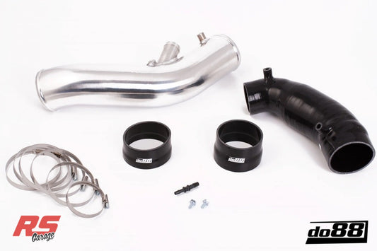 Do88 SAAB 9-3 2.8T V6 06-11 Inlet Pipe w/Black Hoses
