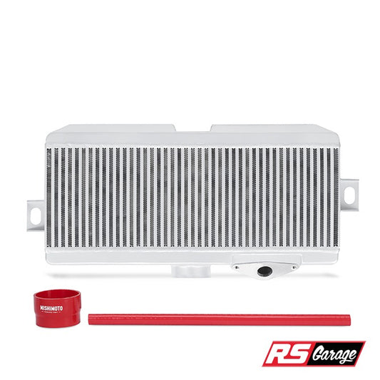 Mishimoto WRX STI 08-21 EJ257 Top Mount Silver Intercooler Kit w/ Red Hoses