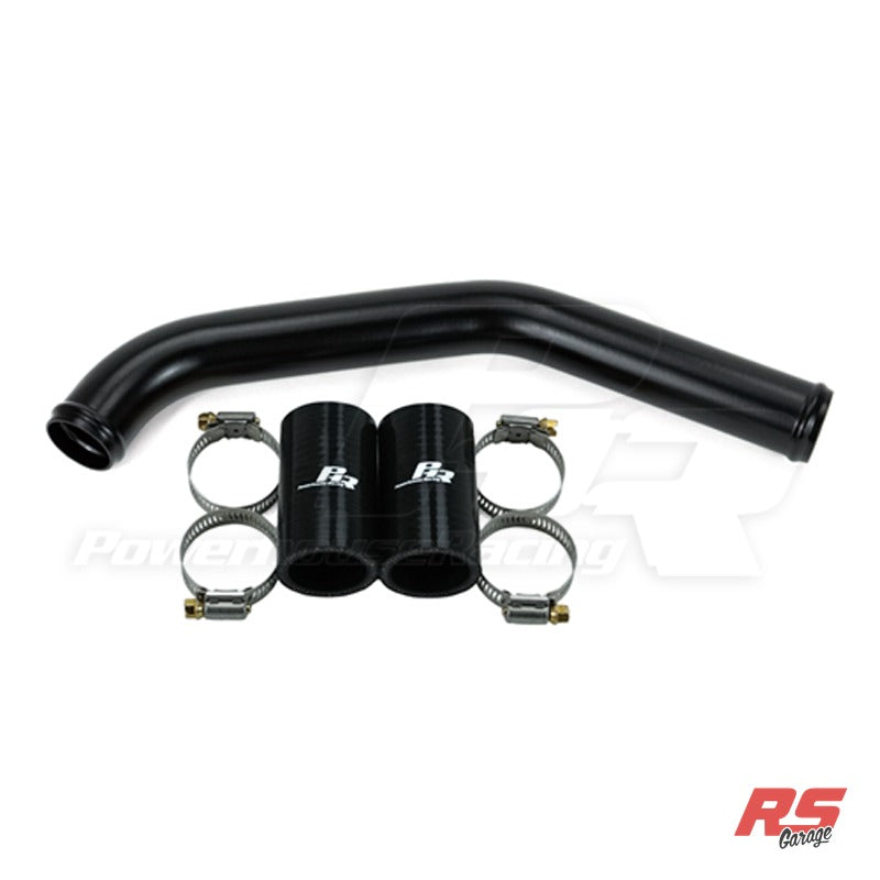PHR Upper Radiator Pipe, for VVT-i motor, for OEM SUPRA upper waterneck -Matte black powder coat