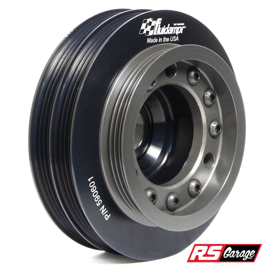 Fluidampr Honda All B Series PS Air / Alt Pulley Steel Internally Balanced Damper