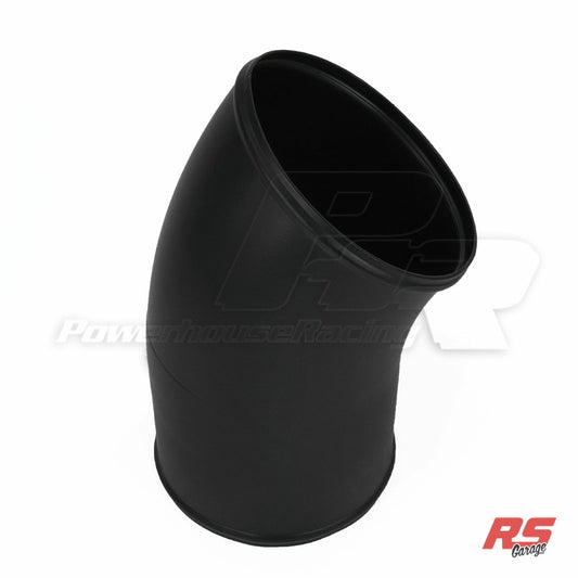 PHR 6" Intake Pipe for Single Turbo -Matte black powder coat - Pipe only